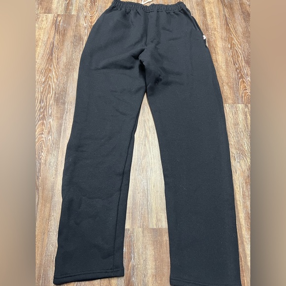 Black Russell Athletic sweatpants with drawstring waistband - Picture 1 of 4